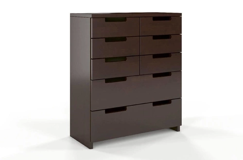 Komoda z szufladami Spectrum 8 skandynawska drewniana bukowa 100 cm do salonu SKANDICA