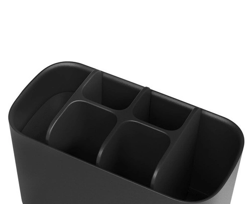 Joseph Joseph EasyStore czarny organizer na szczoteczki do zębów do łazienki, duży, nowoczesny