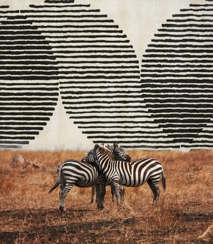 Dywan nowoczesny do salonu i sypialni Eclipse Ivory 160x230 czarno-biały ręcznie tkany