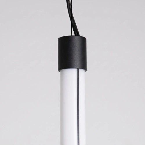 Lampa wisząca TRANG 50 czarna LED regulowana nad wyspę