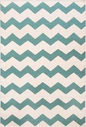 Dywan Chevron mint 120x180cm beżowy/zielony