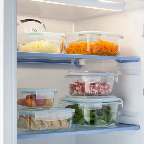 Szklany pojemnik na lunch 2,26l prostokątny