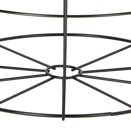 Stolik kawowy Cocotte okrągły metalowy czarny z funkcją przechowywania do salonu industrialny Intesi