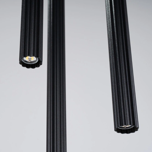 Lampa wisząca ARCHE 3P czarna nowoczesna regulowana do salonu i nad stół 3-punktowa