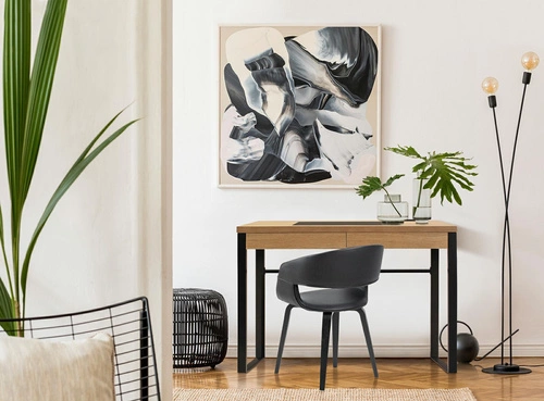 Biurko Dolem Industrial biała podstawa Outlet