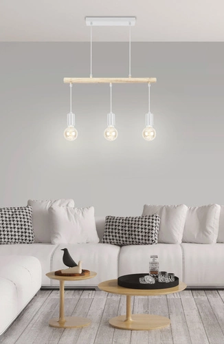 Lampa wisząca Izzy 3x60W E27 biały