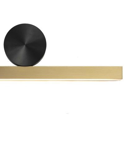 Nowoczesny kinkiet ścienny BOOGIE LED złoty 45 cm do salonu i nad lustro Step into Design