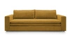 Sofa Ulnes z funkcją spania żółta Poso    01
