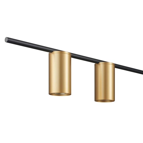 Lampa wisząca LUNGO czarno złota 135 cm nowoczesna do salonu i nad stół