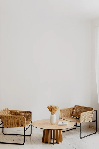 Stolik kawowy TAVLE okrągły dębowy skandynawski do salonu 100 cm NORDIFRA