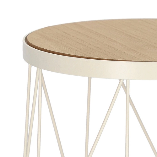 Stolik Rack okrągły biały