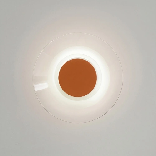 Kinkiet ścienny ASTRO LED terrakota nowoczesny do salonu 4000K