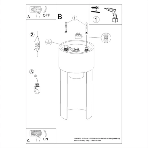 Plafon sufitowy FLASH biały minimalistyczny metalowy do salonu i sypialni regulowany