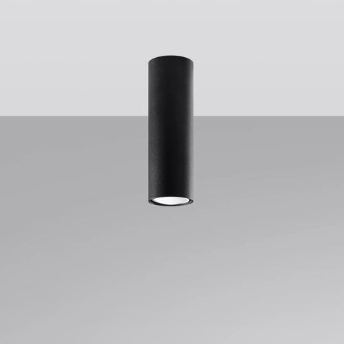 Plafon sufitowy czarny Lagos 20 nowoczesny metalowy do salonu kuchni sypialni