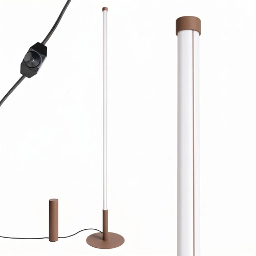 Lampa stojąca do salonu TRANG mocca nowoczesna LED 4000K