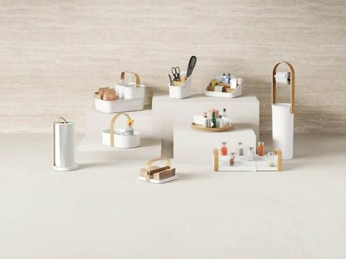 Stojak na ręczniki kuchenne Bellwood      naturalny