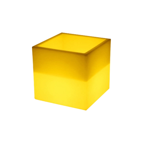 Lampa ogrodowa donica FLOWER CUBE LED  RGBW 16 kolorów 40 cm
