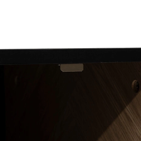 Komoda Chevrons nowoczesna z szufladami i półkami 160 cm loftowa do salonu Atmosphera