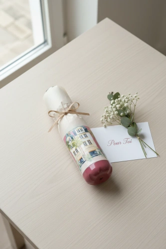 Butelka termiczna Iso Floral różowa     