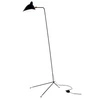 Lampa stojąca CRANE-F1 czarna metalowa nowoczesna do salonu i do czytania 160 cm