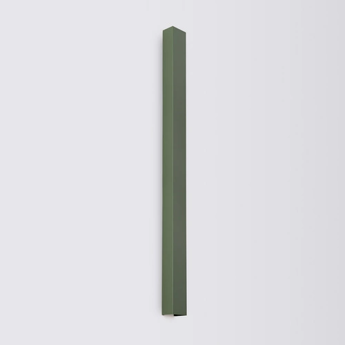 Nowoczesny kinkiet ścienny FREYA 120 oliwkowy zielony stalowy do salonu sypialni i kuchni Thoro