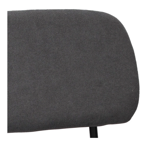 Zestaw 4 krzeseł Esther szare ciemne