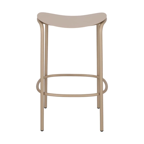 Hoker Trick szary metalowy nowoczesny bez oparcia do kuchni i ogrodu 65 cm SCAB Design