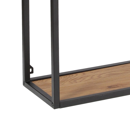 Regał wiszący Seaford VIII metalowy na książki i dekoracje do salonu w stylu industrialnym 75 cm