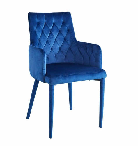 Krzesło Montello velvet niebieskie