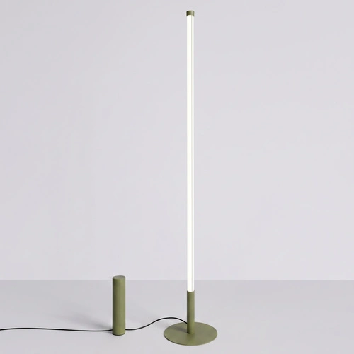 Lampa stojąca do salonu TRANG nowoczesna LED oliwkowa 4000K