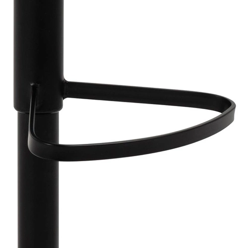 Hoker Patricia szary tapicerowany z oparciem regulowany obrotowy do wyspy kuchennej Actona