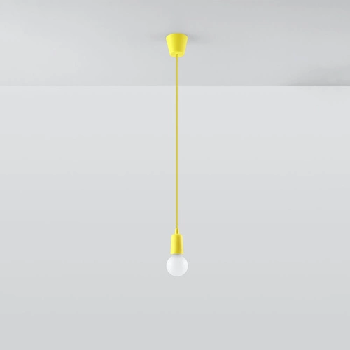 Lampa wisząca DIEGO 1 żółta