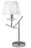 Lampa stołowa Valencia # #  lampka 1x40W  E14 chrom h-45
