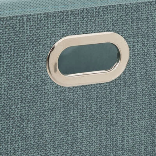 Pudełko materiałowe do regału 15x31cm niebieskie z uchwytem 5five simply smart