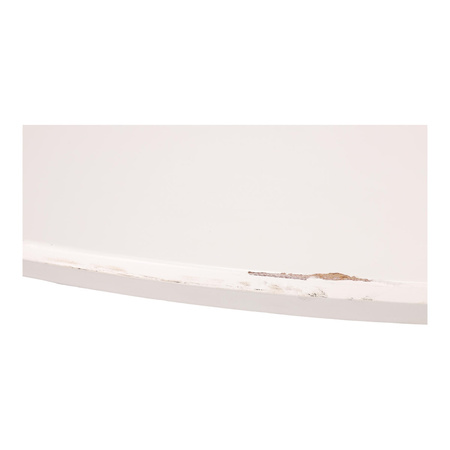 Stół Elia 100cm okrągły biały outlet