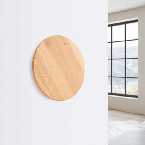 Kinkiet ścienny LED BORGEN nowoczesny stalowy do salonu i sypialni naturalny 30 cm