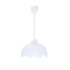 Lampa wisząca Bratek 18 1x60W E27 klosz  biały