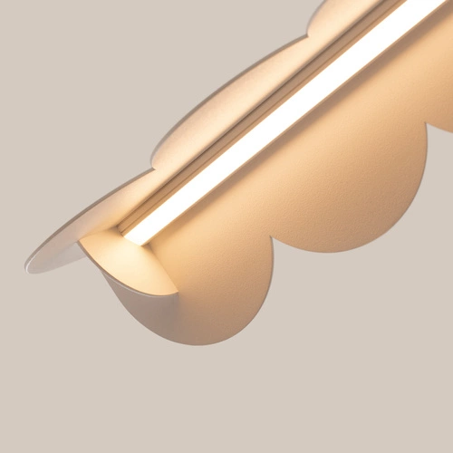 Lampa wisząca LED BISCUIT nowoczesna beżowa regulowana do salonu kuchni i jadalni