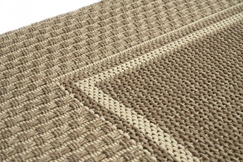 Dywan zewnętrzny Deserto 160x230 beżowy nowoczesny do tarasu i balkonu łatwoczyszczący Carpet Decor