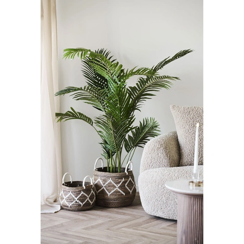 House Nordic Altea kosze dekoracyjne liść bananowca boho zestaw 2 sztuk