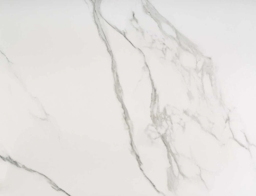 Stół rozkładany do jadalni Venores biały marmur nowoczesny glamour 160–200 cm Intesi