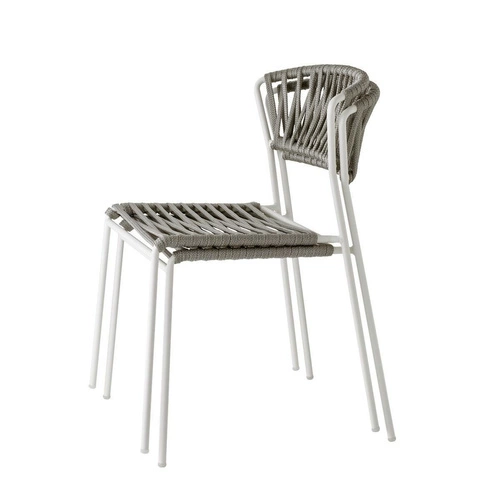 Krzesło Lisa Filo szaro-pomarańczowe