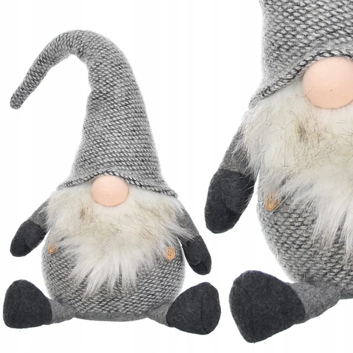 Skrzat szary w kratkę siedzący 46cm     