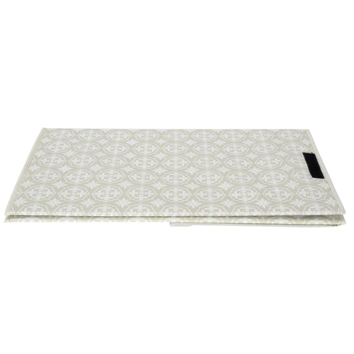 Intesi nowoczesny kosz na pranie do łazienki szary materiałowy z pokrywą i uchwytami 60x35x30 cm