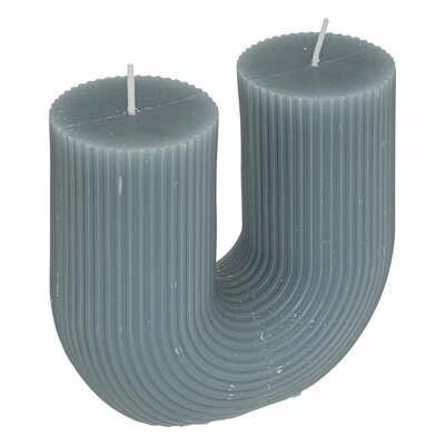 Świeca dekoracyjna Demi Atmosphera morska nowoczesna ręcznie wykonana 2 knoty