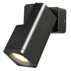Kinkiet zewnętrzny Salvia lampa ogrodowa regulowany czarny 1x35W GU10 IP65