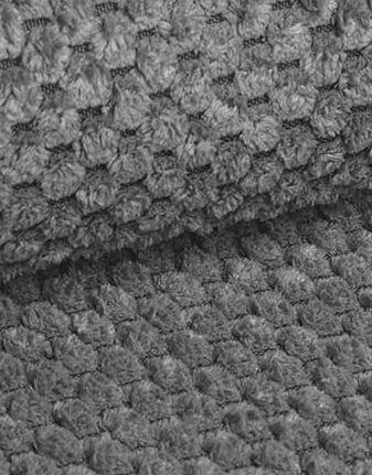 Sofa rozkładana Dores 3 osobowa z funkcją spania i pojemnikiem szara ciemna do salonu