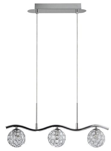 Lampa wisząca Starlet 3x40W G9  chrom/transparent