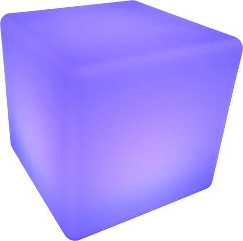 Lampa ogrodowa CUBIC XL LED RGBW 16 kolorów 50 cm