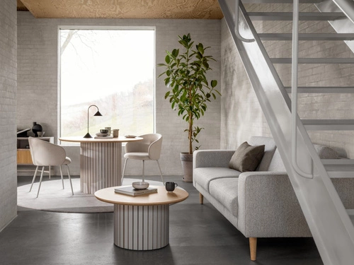 Krzesło Eleonor beżowe Basel 24 beżowa podstawa outlet